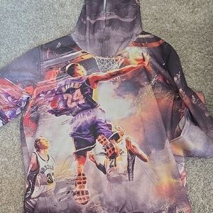 Kids Graphic Basketball Hoodie